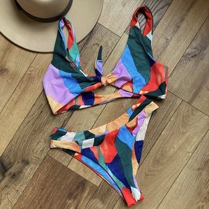 NWT Front Tie Bikini Top *S or M!
